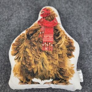 RED SHED Farmhouse Style Chicken Accent Pillow‎ 18 X 14.2 Inches